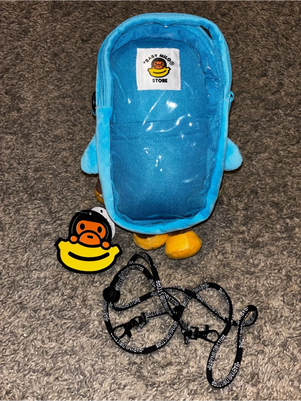 Baby Milo Plush  Cell Phone Bag Pouch Shark NWT